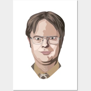 Dwight Schrute - Rainn Wilson (The Office US) Posters and Art